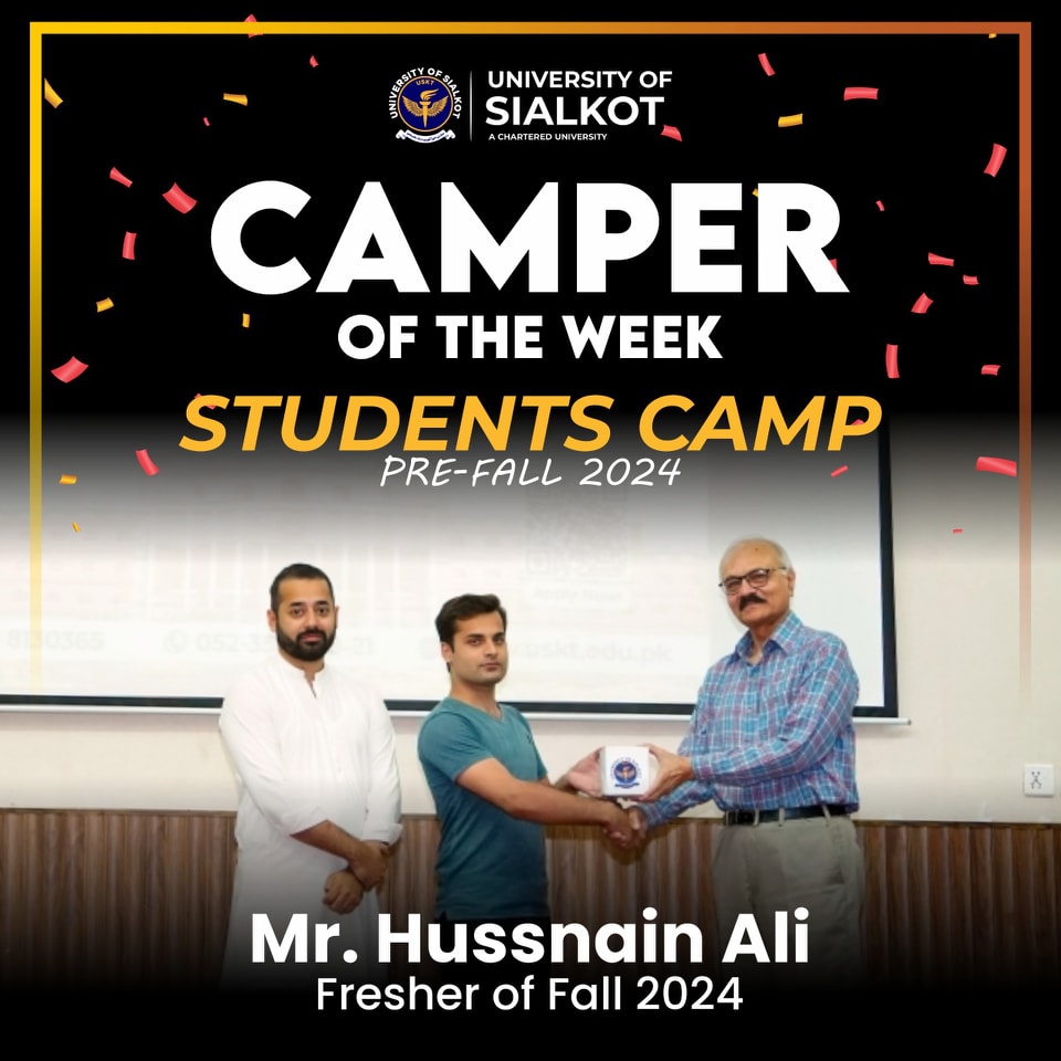 Student Camp 2024 at the University of Sialkot